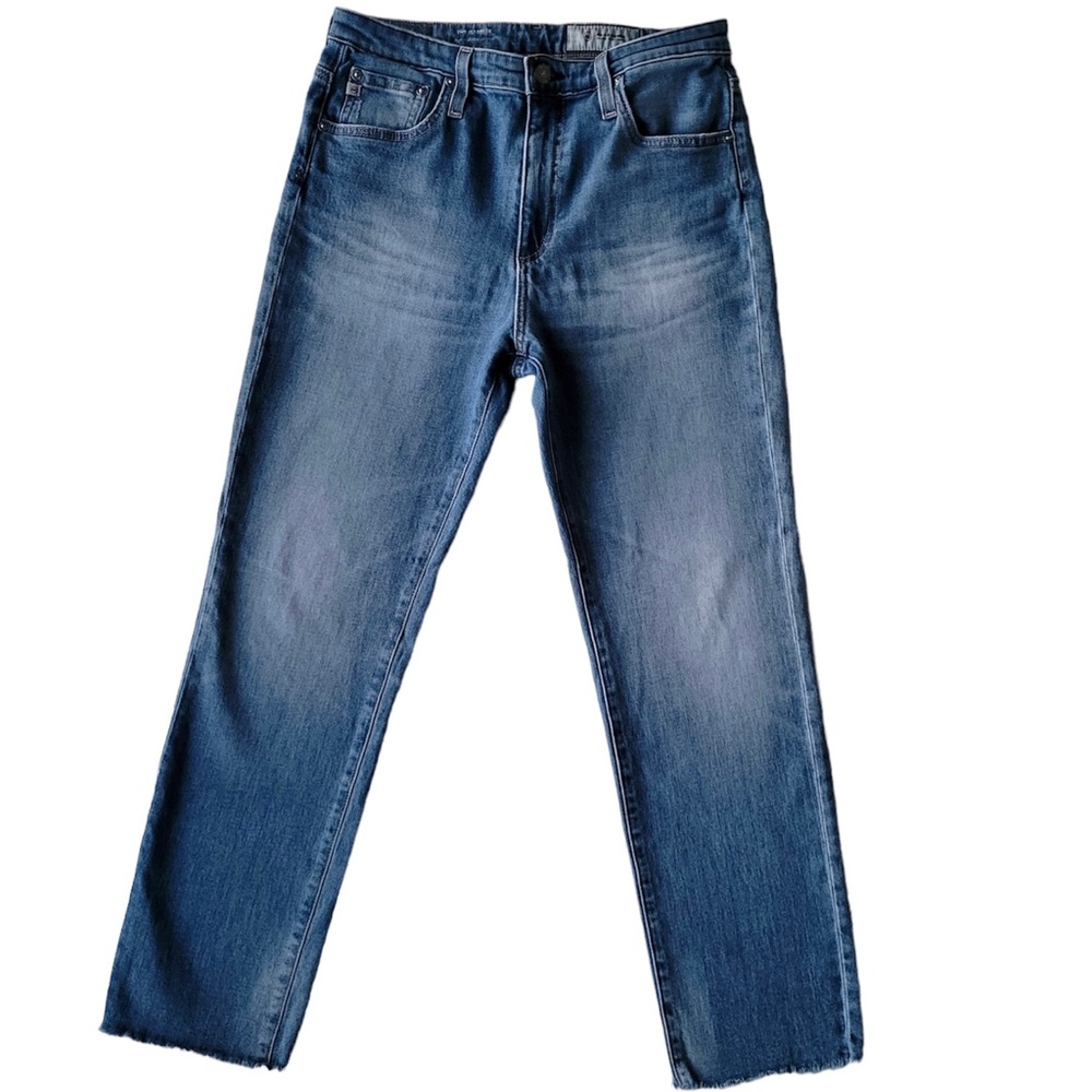 AG Adriano Goldschmidt The Isabelle High Rise Straight Crop Jean for Women